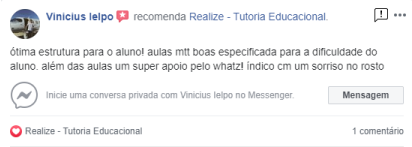Avaliação facebook - Vinicius Ielpo