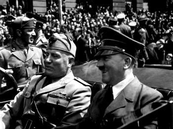 Benito Mussolini e Adolf Hitler 